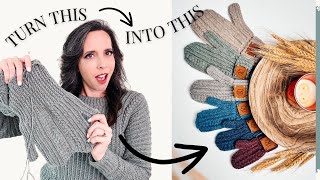 Autumn Wheat Crochet Mittens Video Tutorial