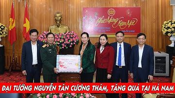 ĐẠI TƯỚNG NGUYỄN TÂN CƯƠNG THĂM, TẶNG QUÀ TẠI HÀ NAM