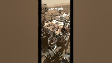 #marsrover #real #mars #sad mars rovers last words