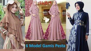 Model Baju Gamis Pesta Terbaru 2021 Mewah Dan Elegan Untuk Acara Pernikahan