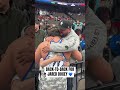 Winnebago’s Jared Doxey celebrated his second championship title with family.🥹