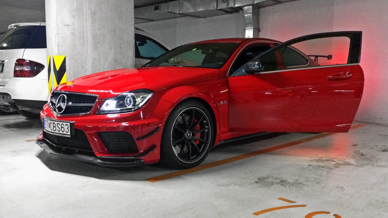 C 63 Amg Black Series Exhaust Sound Start Up Revs Youtube