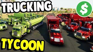 ALL NEW Trucking TYCOON & Empire Builder | TransRoad: USA Gameplay