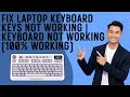 Fix Laptop Keyboard Keys Not Working | Keyboard Not Working (100% Working)