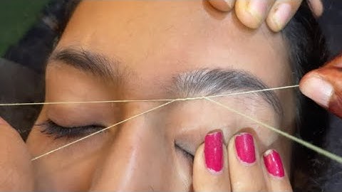 Eyebrow threading tutorial /full growth eyebrow kaise kare for beggars @Akmakeover17 