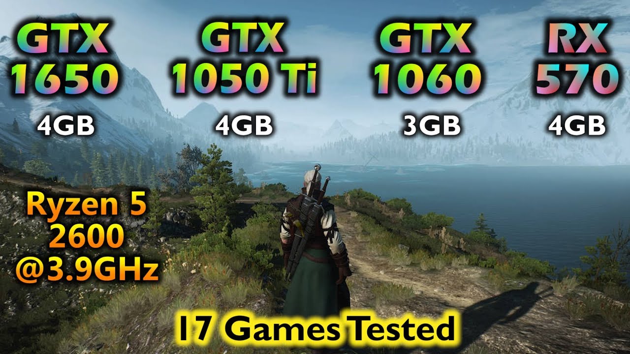 Ændringer fra selv makker GTX 1650 vs GTX 1050 ti vs GTX 1060 vs RX 570 | Tested in 17 Games 1080p  1440p 4K | AMD Ryzen 5 2600 - YouTube