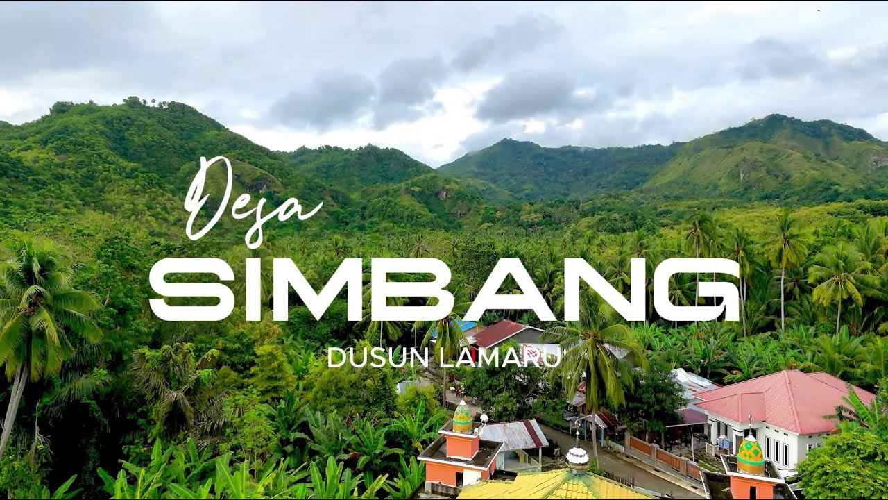 Dusun Lamaru Desa Simbang Dari Pantauan Dron