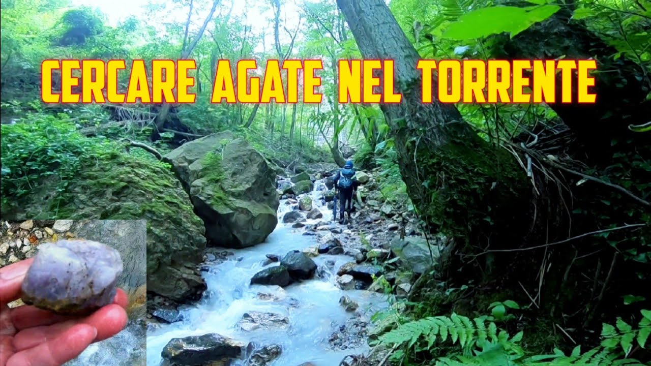 CERCARE AGATE NEL TORRENTE