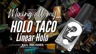 Mixing all my...HOLO TACO Linear Holographic Nail Polishes
I hadnt mixed anything in a while, so here I am mixing all my linear holographic Holo Taco nail polishes! Ive been strict with this category and included polishes that are only linear holographic with no added components. Toe Beans for example, has a shimmer in it so it was excluded. I have so many Holo Taco that I only want to mix the same formulas so that I hopefully get a wearable polish at the end. What colour do you think they will make?
I love mixing videos and inspired by Safiya Nygaard and Simply Nailogical, Im having a go at mixing my nail polishes one brand at a time (not literally ALL of my nail polishes as that wouldnt fit in a single bottle lol).
On my nails in this video is Private Villa by Holo Taco.
Chapters:
0:00 Intro
0:24 The Rainbow Collection
3:24 Pastel Rainbow Collection
6:22 Dark Rainbow Collection
9:22 Everything else
11:06 What colour did I make
11:16 Did I dupe my other polishes
12:03 Outro and bonus content
#nailpolish #mixing
Thanks for watching xx
Follow me on Instagram @thenailpolishhound
Disclaimer: The products used in this video were purchased by me (or gifted from friends) unless stated as being *Ad/gifted. When I receive products from companies for review the opinions I give are my honest thoughts on the products. Please also note that I am not a professional nail technician. Mixing all my...HOLO TACO Linear Holographic Nail Polishes
