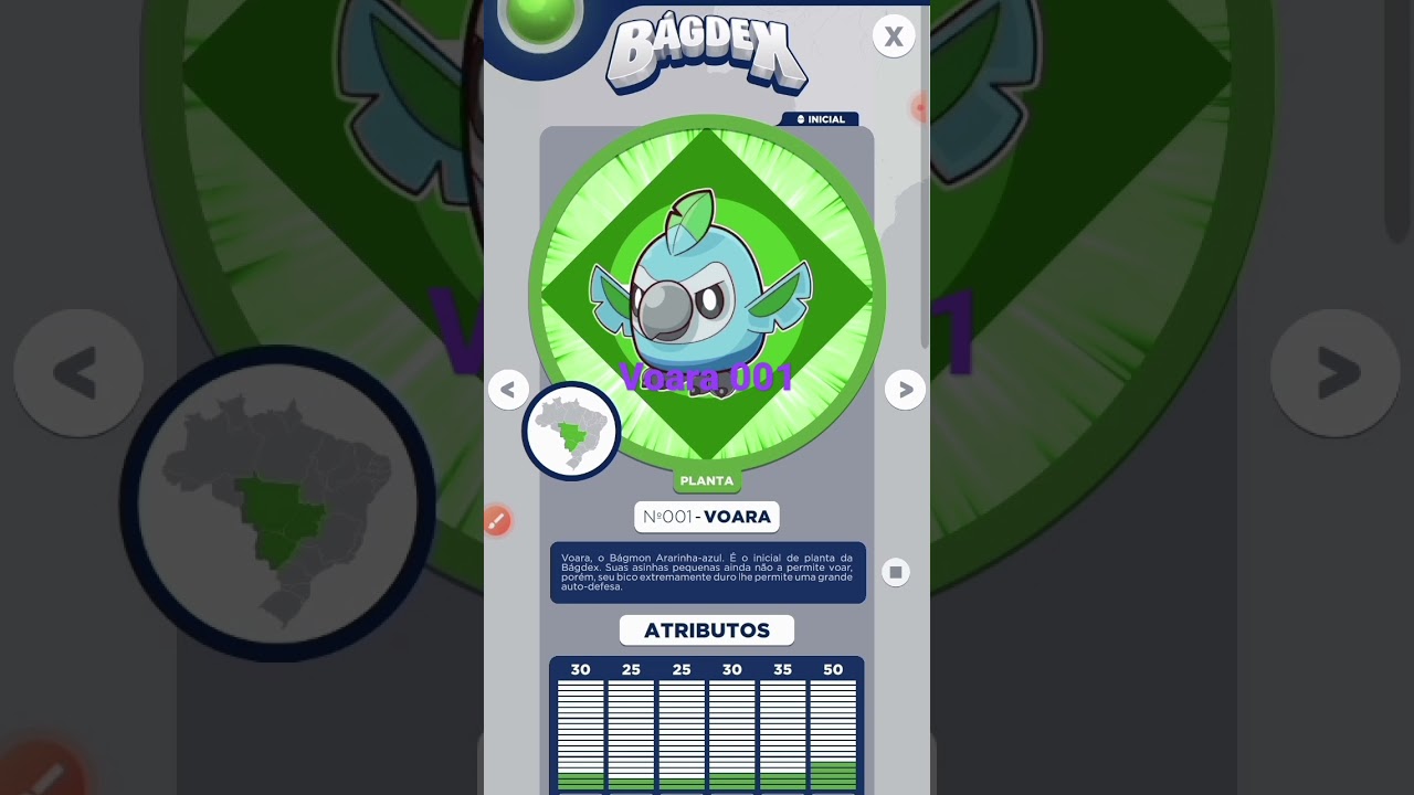 voará 001 pokémon brasileiro bágdex 