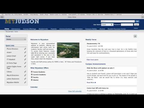 Judson University - Tutorial on Accepting Judson&rsquo;s Aid Offer