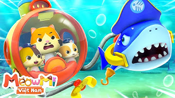 Cảnh sát đại dương | Cảnh sát biển mèo con | Nhạc thiếu nhi | MeowMi Gia đình những chú mèo