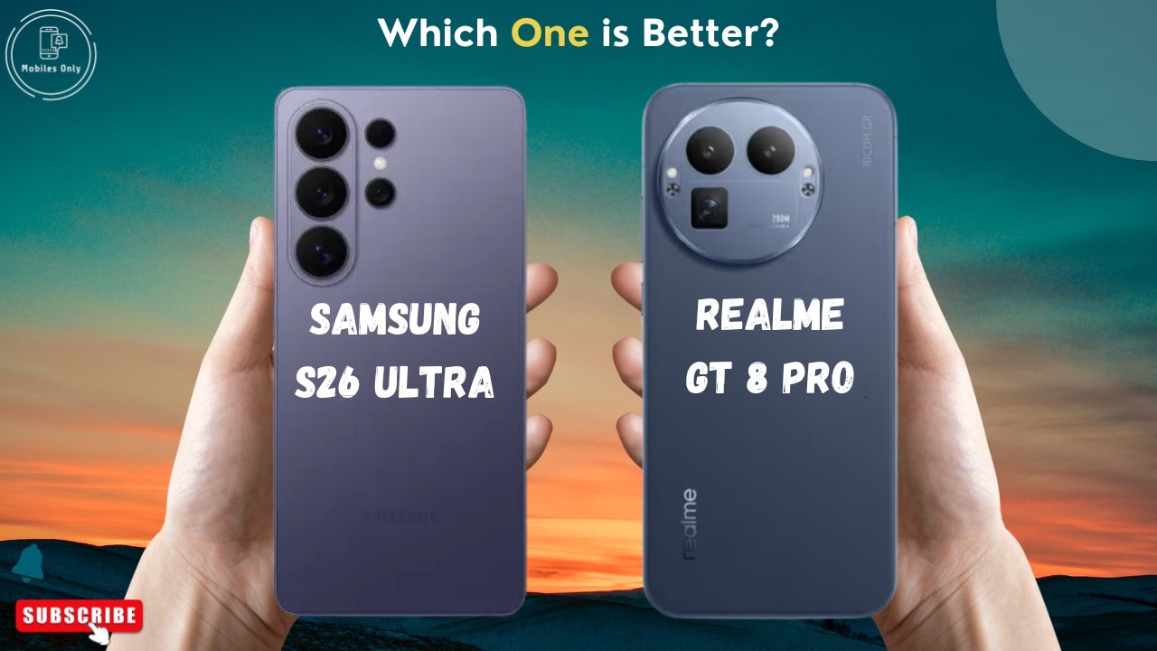 Samsung S26 Ultra vs Realme GT 8 Pro