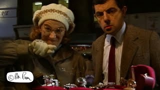 Mr Bean Buys Irma A Christmas Present 🎁 | Mr Bean Live Action | Funny Clips | Mr Bean
