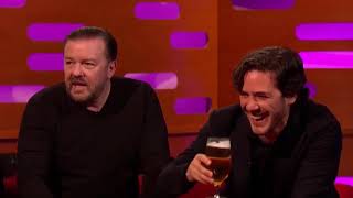 Classic Graham Norton - Ricky Gervais mocks Graham fluffing his lines
