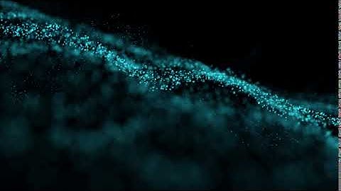 Free Particle Wave Background Abstract Stock Footage