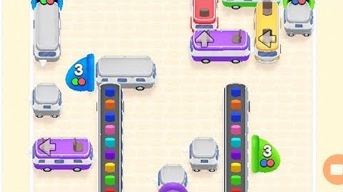 232-233 Level Bus puzzle parking jam game 2025