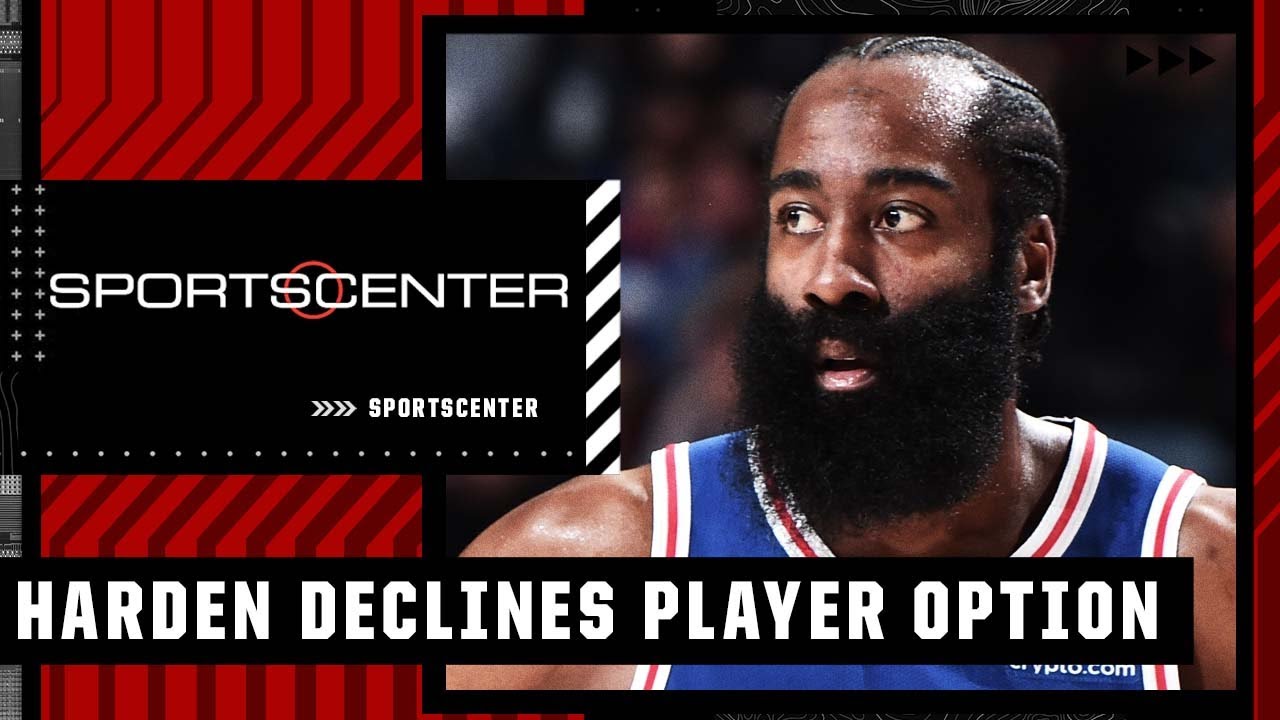 Woj explains what James Harden declining his $47.3 million option means for 76ers | SportsCenter