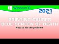 Printing Causes Blue Screen of Death (Kyocera)