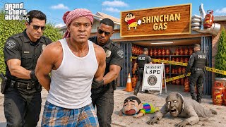 Franklin Got ARRESTED & His Gas shop Was closed by Police