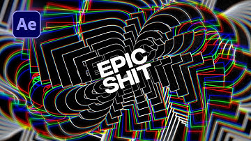 Trippy Text Animation in After Effects | After Effects Tutorial | Typography Animation Tutorial