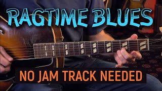 Download Lagu Ragtime solo Blues Guitar - no jam track needed!  - Learn how to create one - Guitar Lesson - EP624 MP3