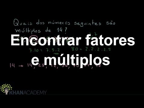 Vídeo: O que é um fator e um múltiplo?