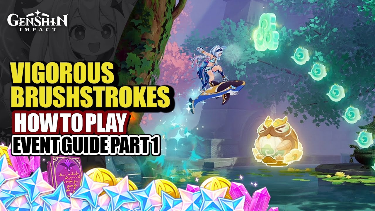 How To Play Vigorous Brushstrokes Event Guide Day 1 Mualani | Lantern Rite 2026 | Genshin Impact