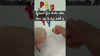 Stop Letter Confusion! 🖐️ Easy Hand Trick for b, d, p, and q