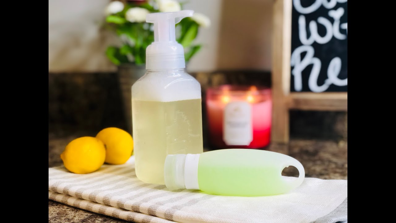 DIY FOAMING HAND SOAP & HAND SANITIZER QUICK AND EASY (PANDEMIC