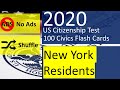 Citizenship Interview 2020 New York Random Order