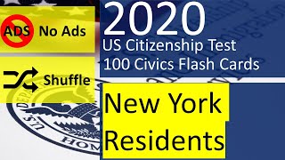 Citizenship Interview 2020 New York Random Order