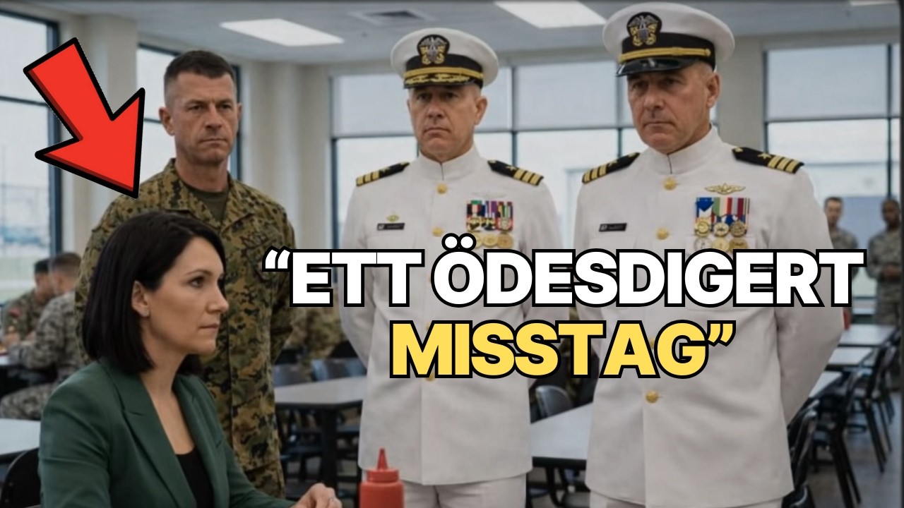 Marinkaptenen skämtade om hennes smeknamn – sekunden senare ångrade han allt!