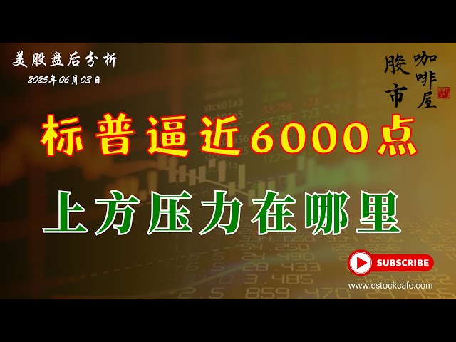 上涨趋势不看压力 看支撑 黄金 比特币 MSTR HOOD  OKLO HIMS  TSLA NVDA  【视频第769期】06/03/2025