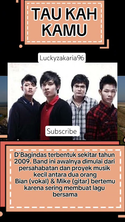 Awal terbentuknya band D'Bagindas #dbagindas #biangindas #bandindonesia #cover #music
