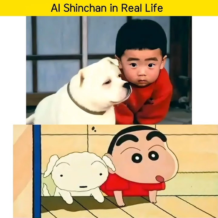 AI Shinchan in Real Life 🤯 #shorts