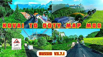 🙋NEW💓KOVAI TO OOTY MAP MOD RELEASED💗BUSSID V3.7.1💓/How to activate map mod on bussid?/#shektamilan