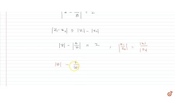 If `|z-4/z| = 2` , then the maximum value of `|z|`