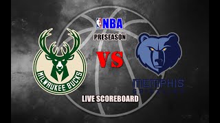 Milwaukee Bucks VS Memphis Grizzlies | NBA 2022 PRESEASON | October 5, 2021 |