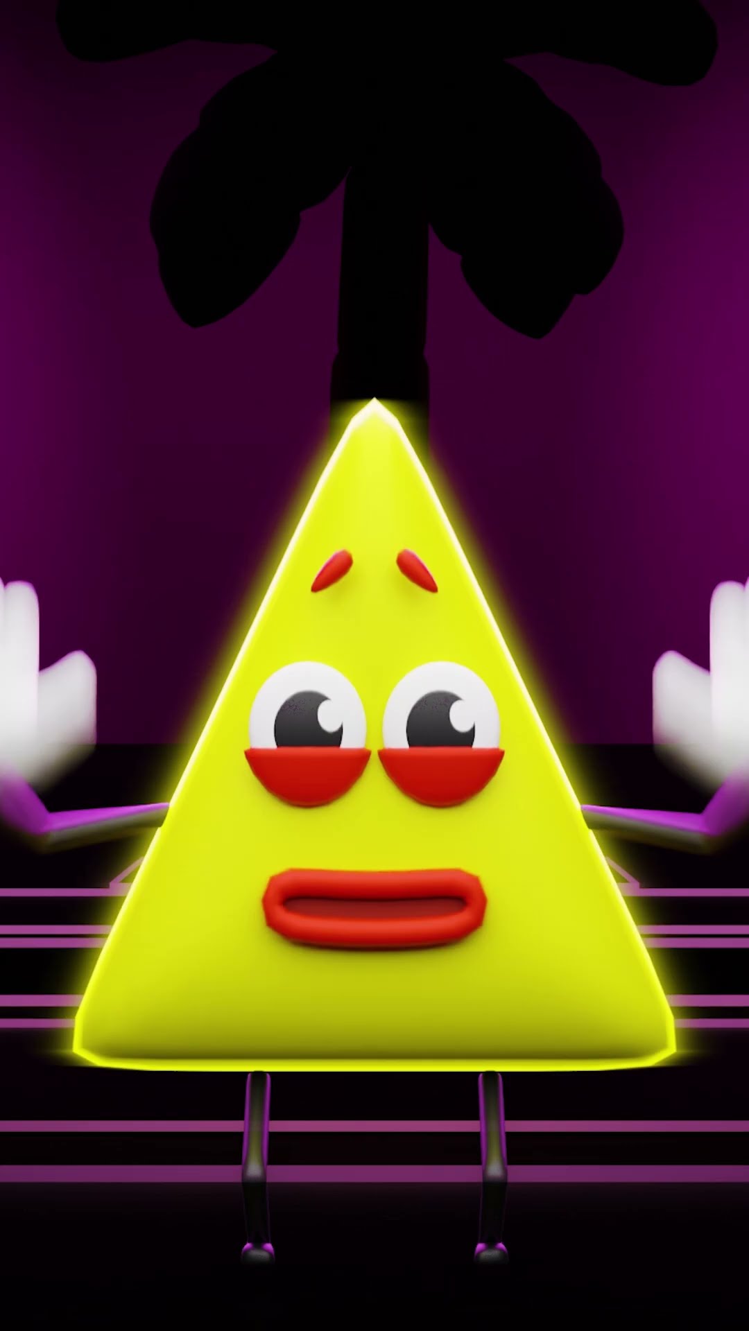 Dancing Geometric Shapes | D Billions #shorts #db