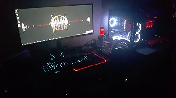 Meu Setup via Aurora Sync com Audio Visualizer + Logitech G HUB com Efeito Audio Visualizer