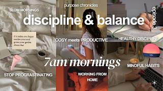 7AM Realistic Morning Habits for Productivity Balance Purpose Chronicles Ep 3