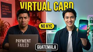 Reloadable Virtual Visa & Mastercard from Guatemala| Easy to Buy - No KYC