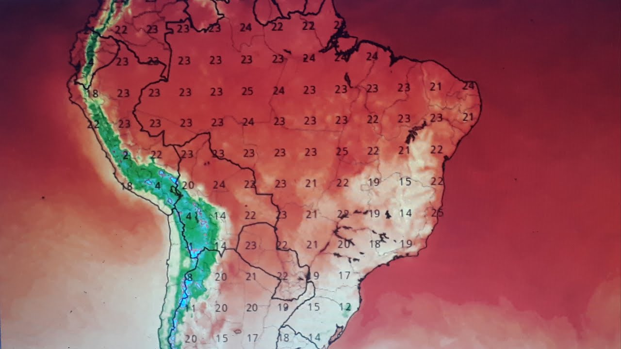 Previsão do tempo para o dia 29/03/2022 - chuvas intensas em certas áreas do CO, N, NE e do S!