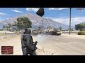 GTA 5 - Military Convoy Attack / Juggernaut Armor Rampage + Ten Star Escape