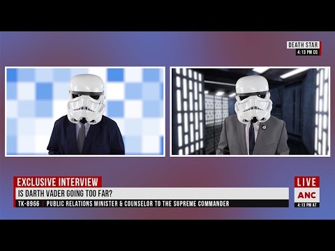 Is Darth Vader Going Too Far?  - Alderaan News Channel Exclusive Interview