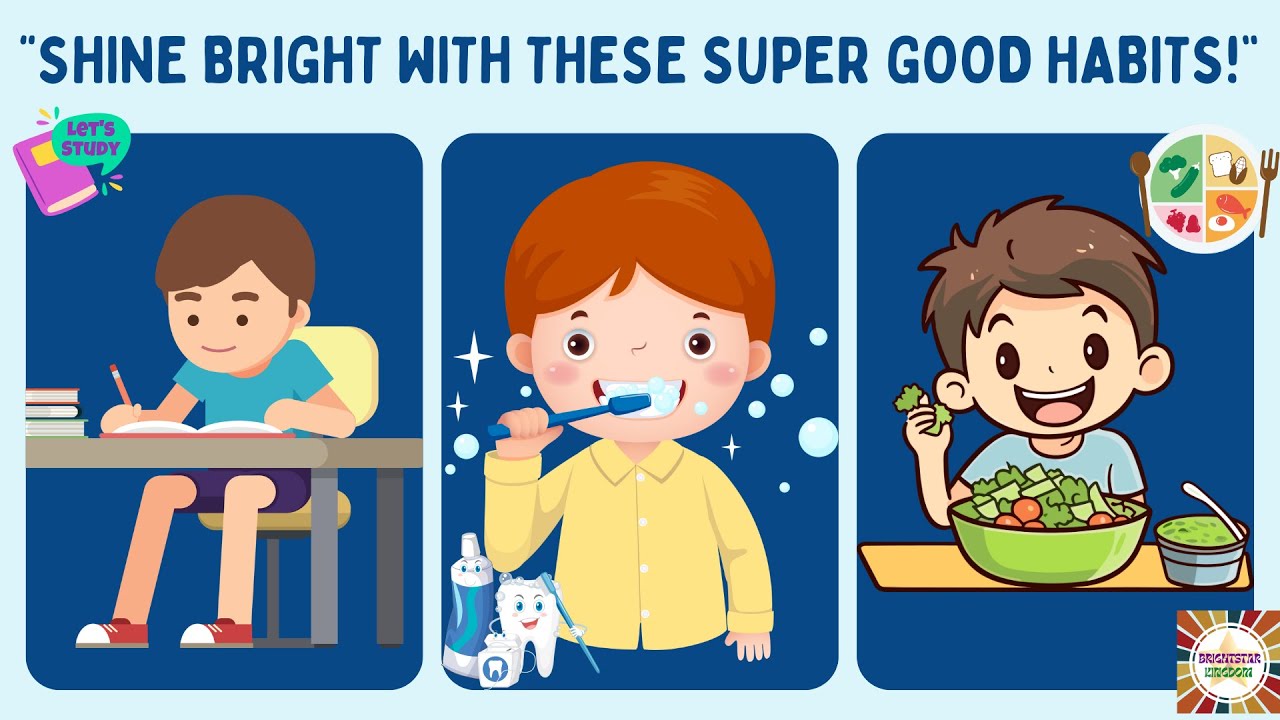 🌟 Learn Good Habits for Kids 🌟Good Habits | Healthy Habits for Kids ...