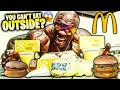 FULL DAY OF EATING |  MCDONALDS (7030 Calories) - Kali Muscle