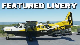 Factory Demonstration Cessna 208b Grand Caravan EX Livery Microsoft Flight Simulator