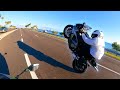 BMW S1000RR + Ninja ZX6R KRT Riding Hard + Wheelies!